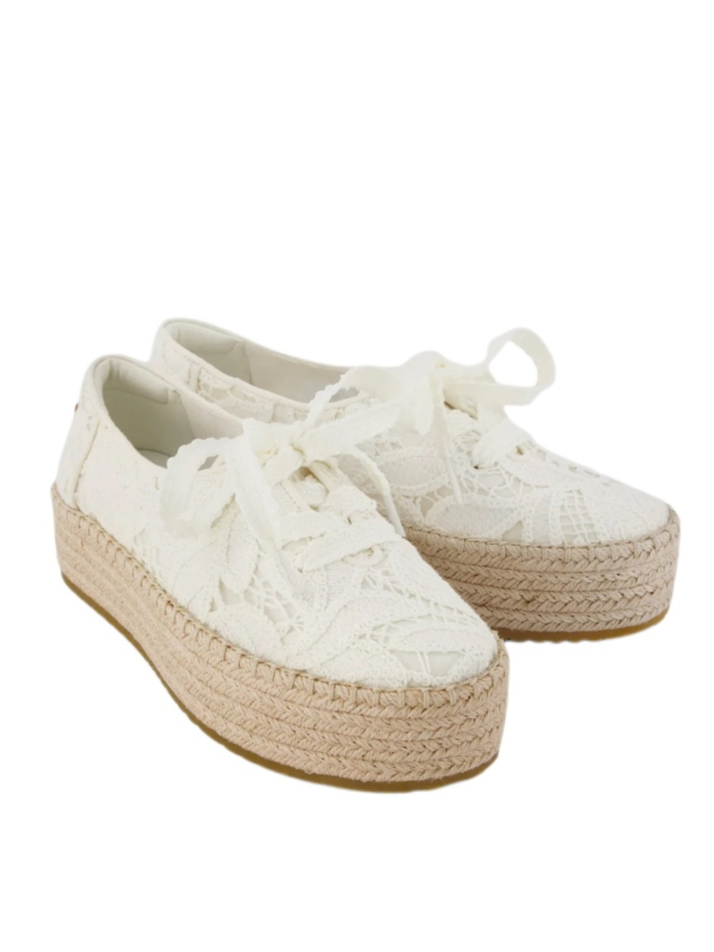 Toms Valencia Lace-Up Platform Espadrille